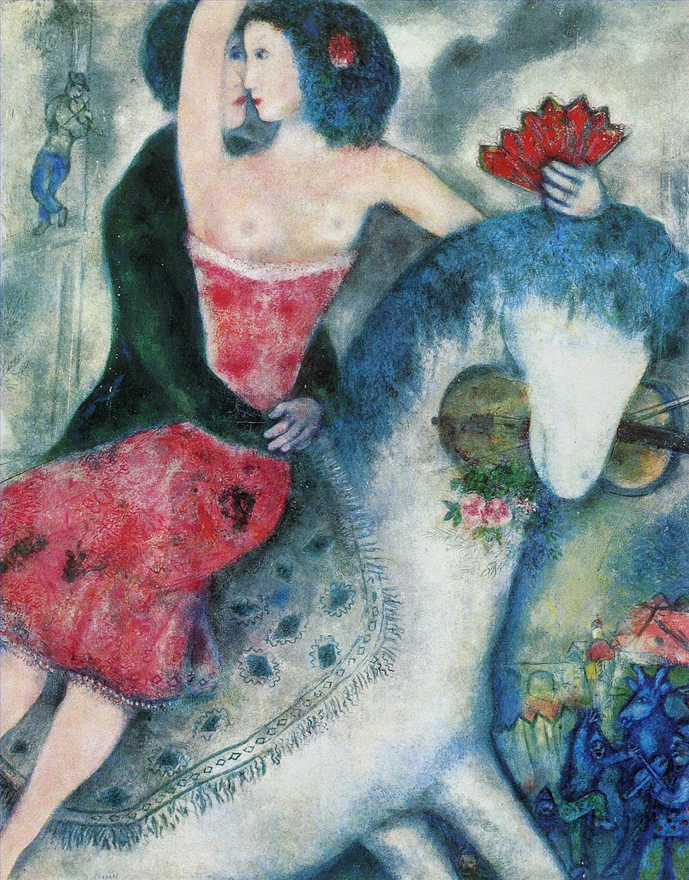Equestrienne 2 contemporain Marc Chagall Peintures à l'huile